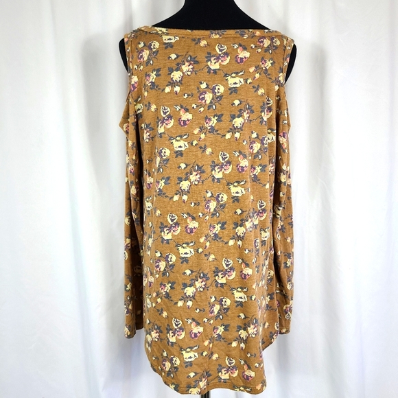 OPEN SHOULDER LONG SLEEVE BLOUSE - Picture 4 of 6